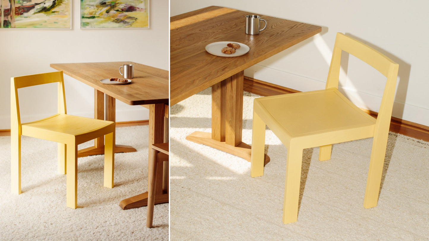 Plane Dining Chair (Set of Two), Lemon