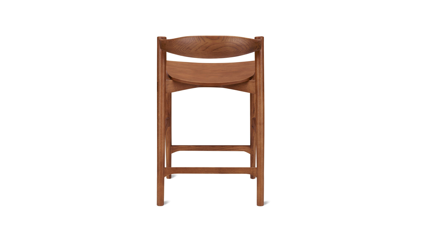 Haven Counter Stool, Stained Walnut