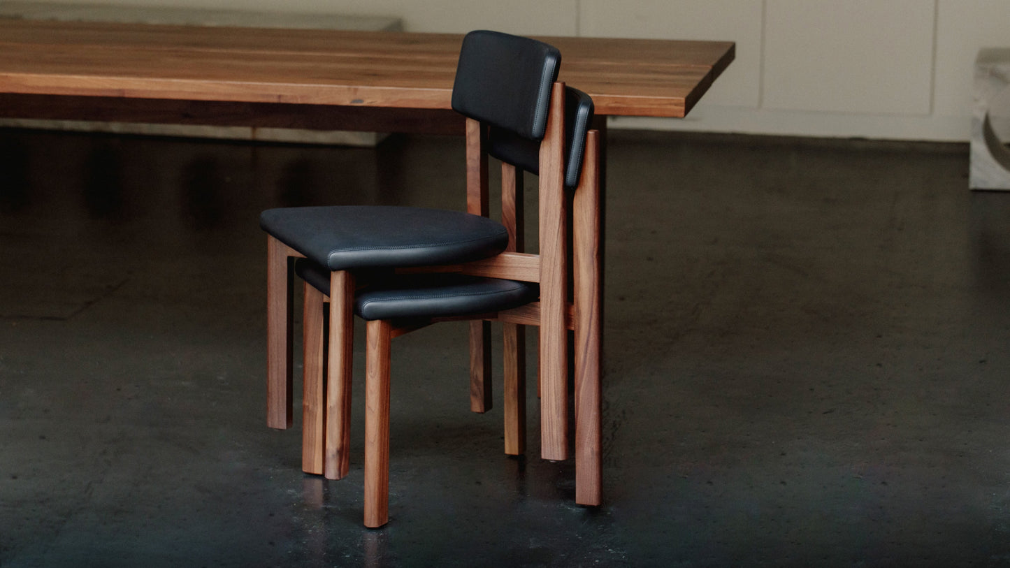 Frame Dining Chair, Oak, Caviar