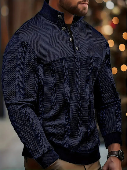 DAVIS™|MAGLIONE A RIGHE ELEGANTE