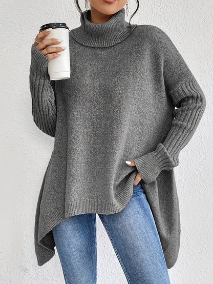 ODETTE™|MAGLIONE DOLCEVITA OVER