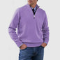 DERRICK™|MAGLIONE CON MEZZA ZIP