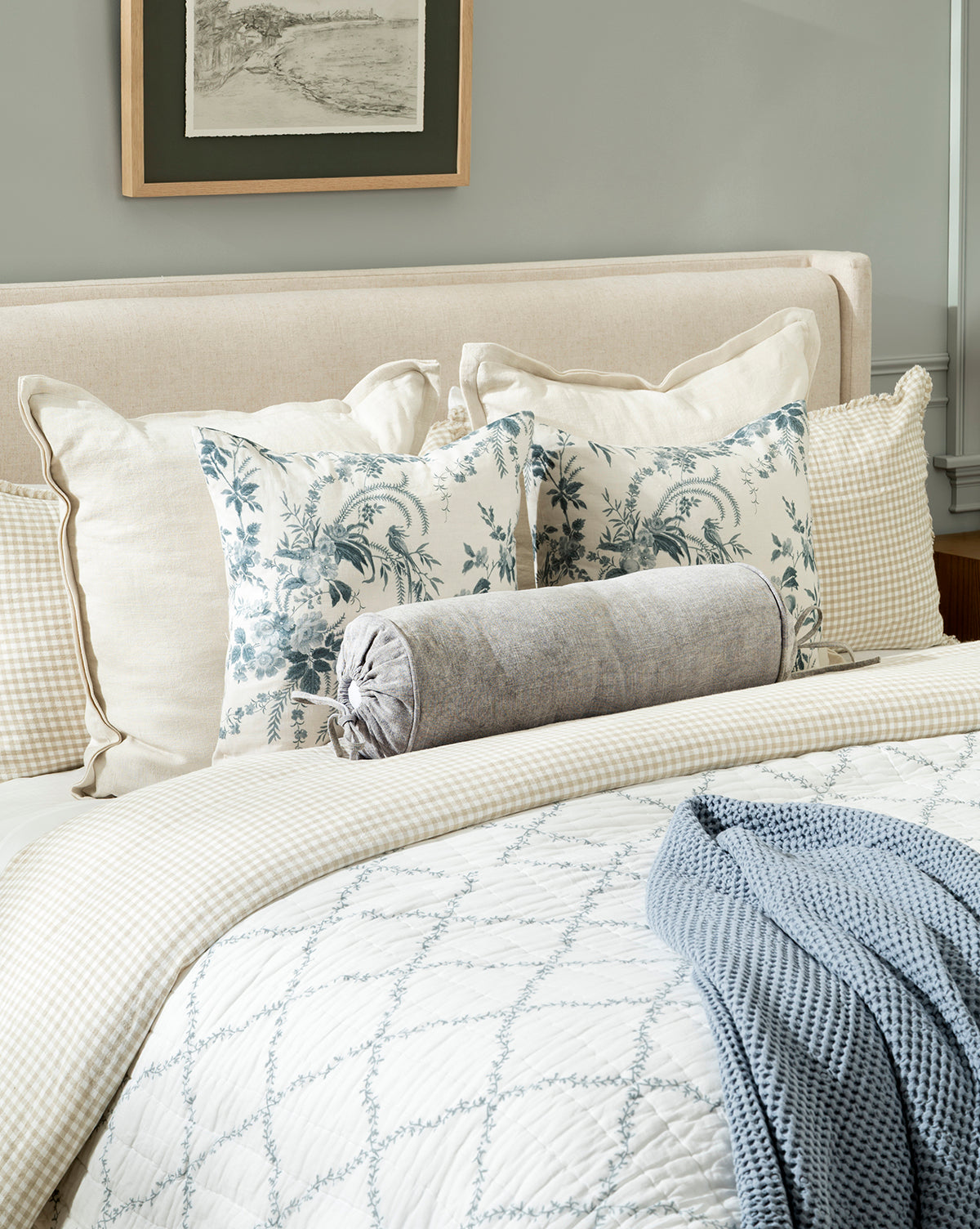 Liam Double Flange Pillow Cover