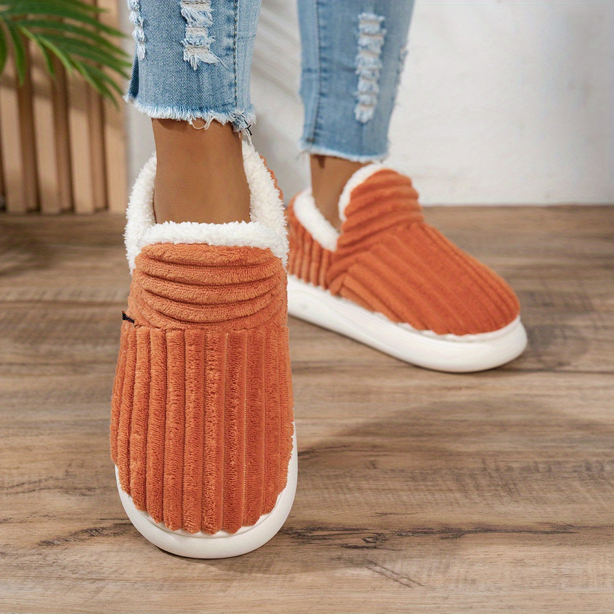 Bianca | Pantofole in peluche CozyStep