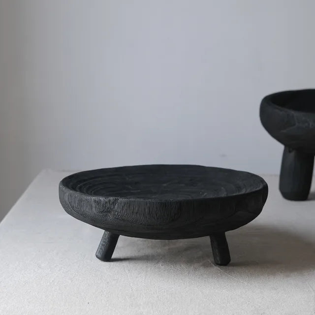 Akira Wooden Deco Bowl / 26cm