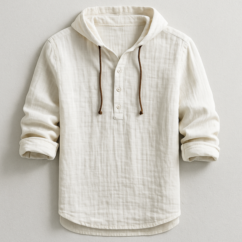 ALDRIN™|CAMICIA CON CAPPUCCIO