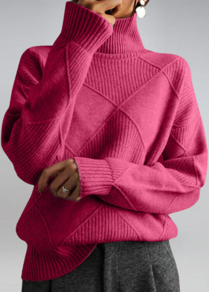 OLIVIA™|MAGLIA COLLO ALTO