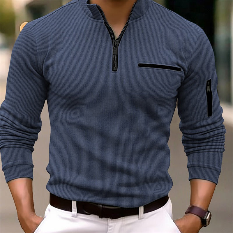 Gusteous | Maglia Con Zip E Maniche Lunghe