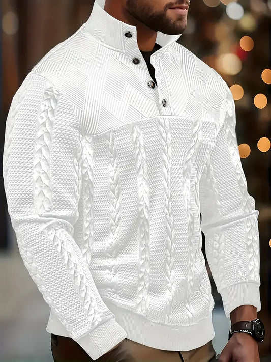 DAVIS™|MAGLIONE A RIGHE ELEGANTE