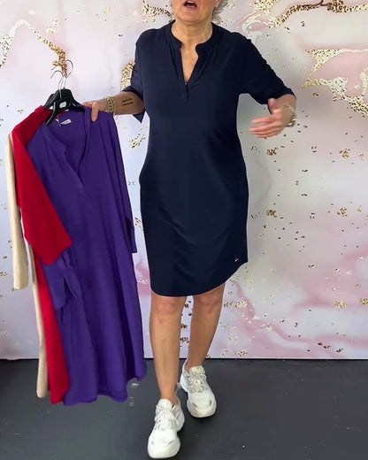 GIULIET|ABITO ELEGANTE SCOLLO A V