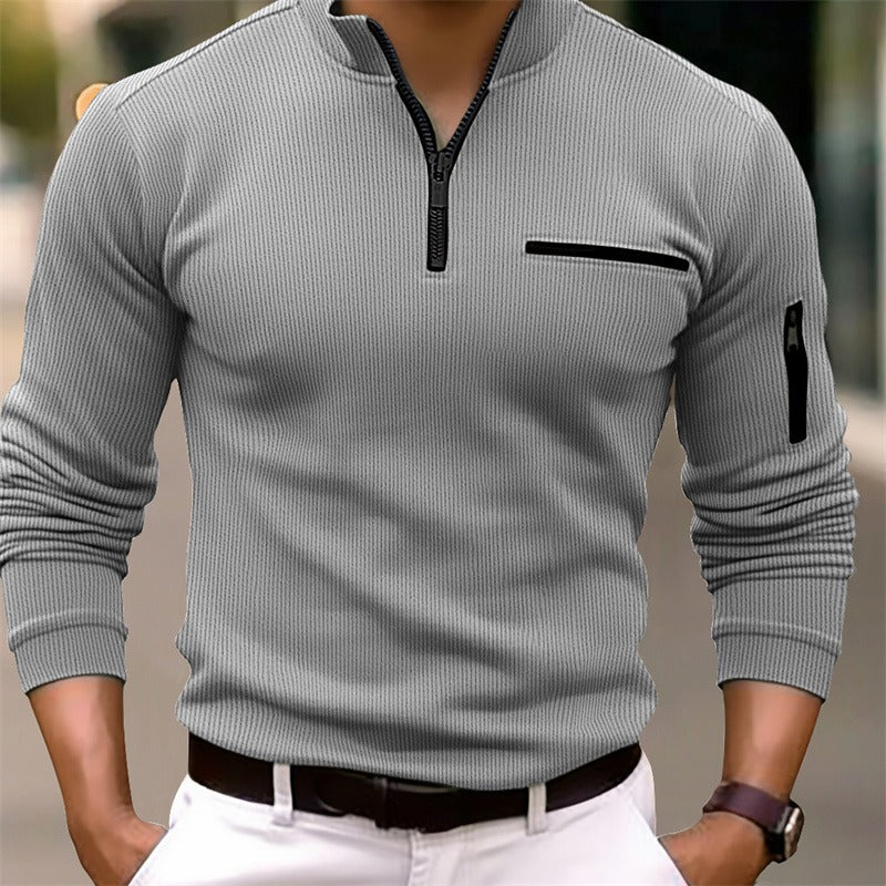 Gusteous | Maglia Con Zip E Maniche Lunghe
