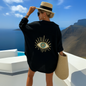 ANNEMIEK|Blusa Casual Stile Ibiza