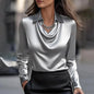 CARMINA™|CAMICIA DRAPPEGGIATA