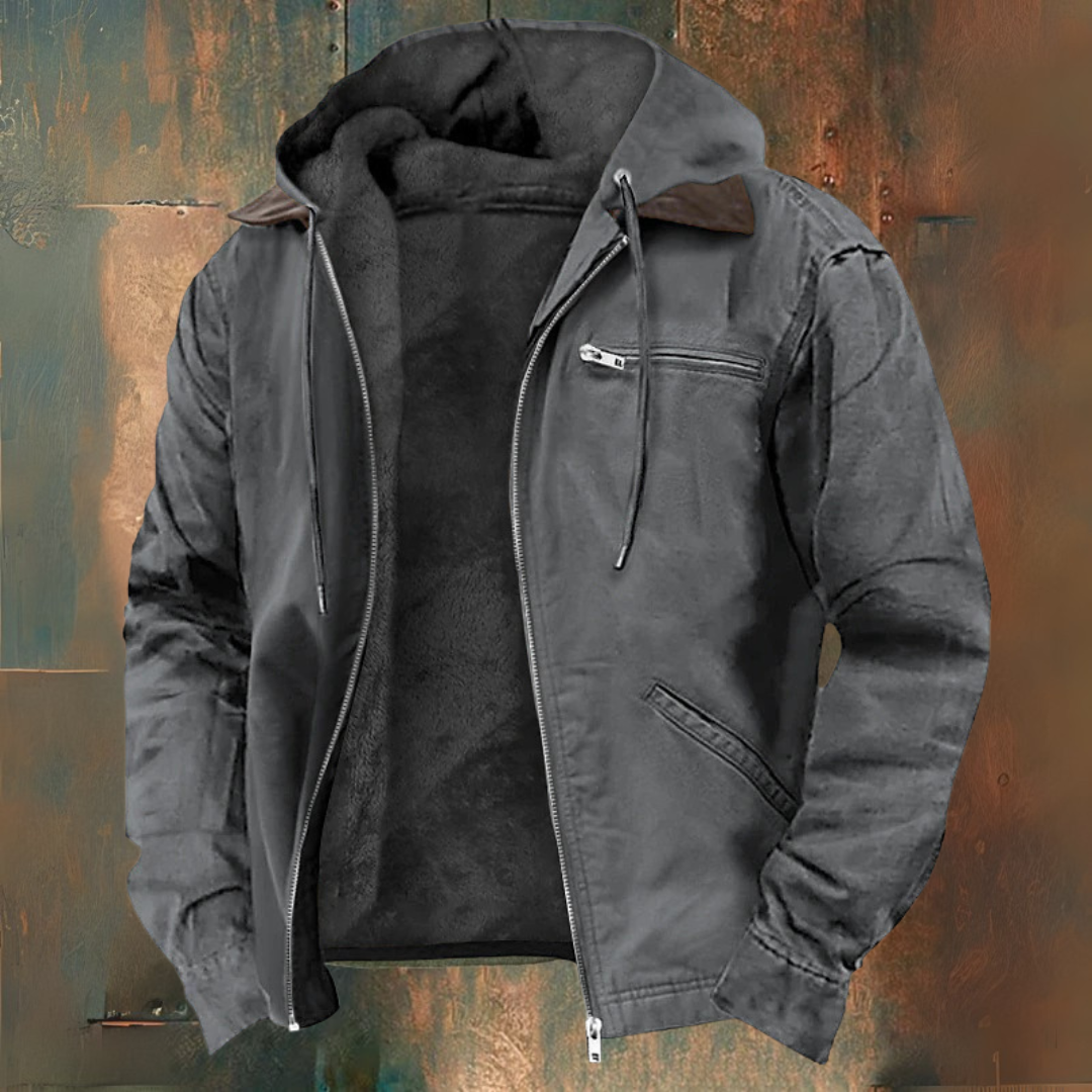 LUCAS™|GIACCA CON CAPPUCCIO ZIP