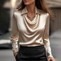CARMINA™|CAMICIA DRAPPEGGIATA
