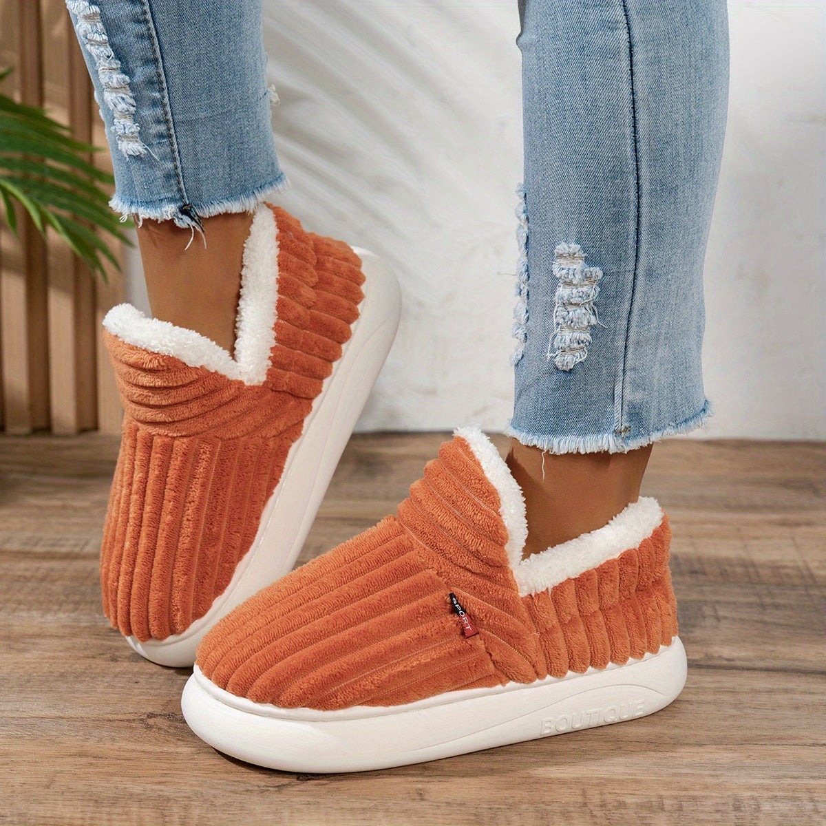 Bianca | Pantofole in peluche CozyStep
