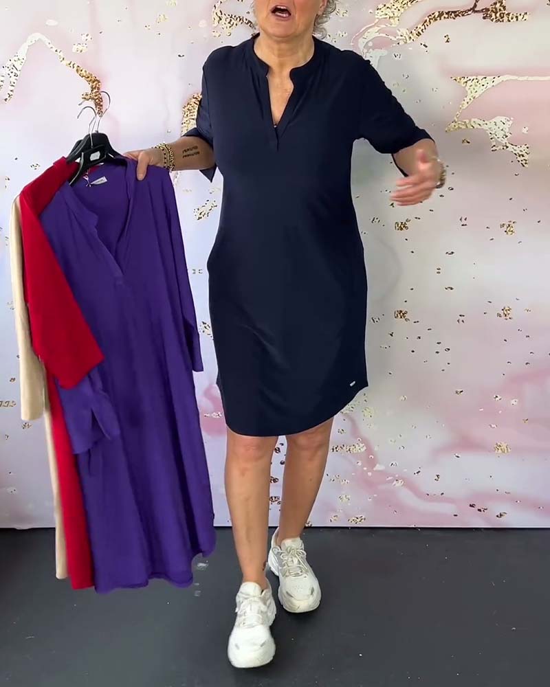 GIULIET|ABITO ELEGANTE SCOLLO A V