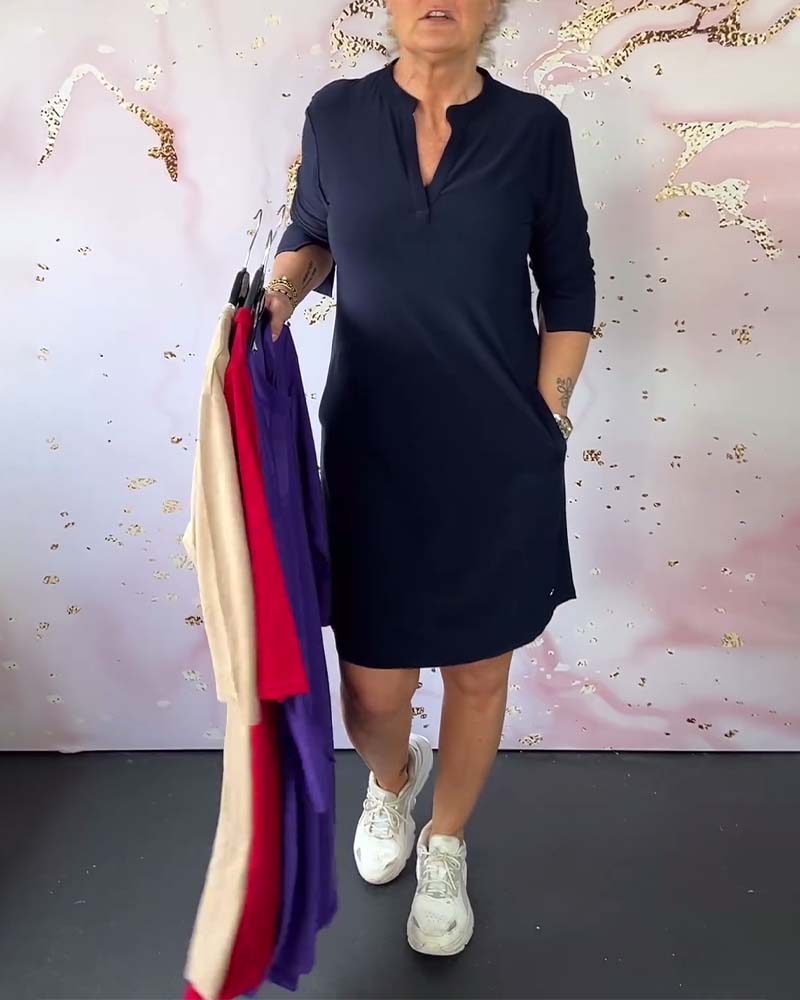 GIULIET|ABITO ELEGANTE SCOLLO A V