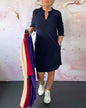 GIULIET|ABITO ELEGANTE SCOLLO A V