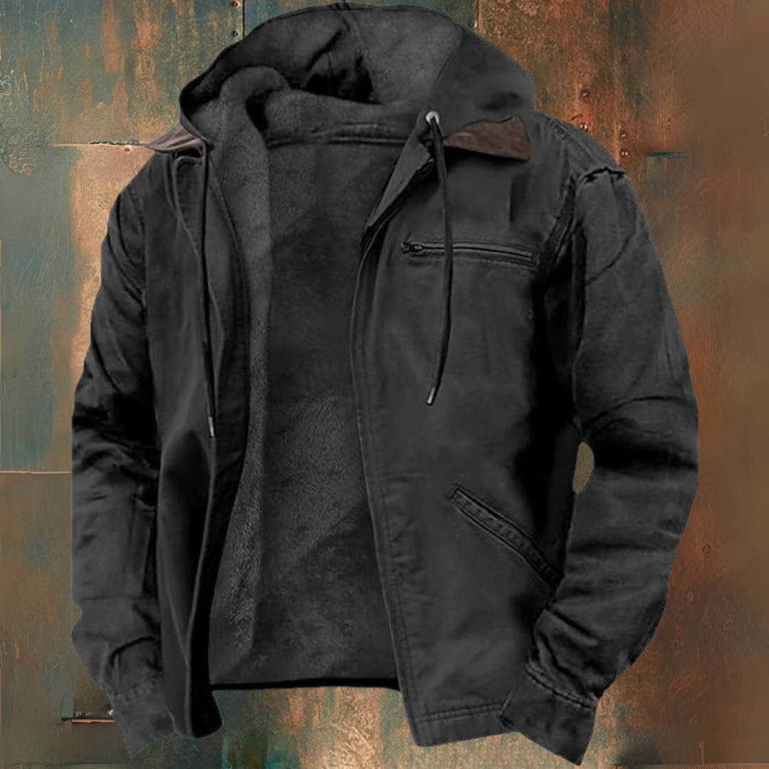 LUCAS™|GIACCA CON CAPPUCCIO ZIP