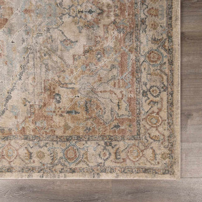 Vaeda Blue & Beige Thick Luxe Rug