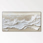 Abstract Textured Canvas Wall Art / Tidal Waves
