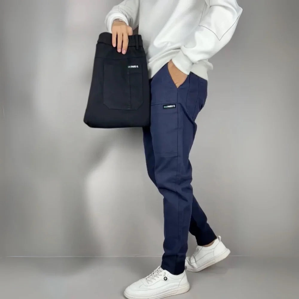 Paolo | Pantaloni cargo elasticizzati premium
