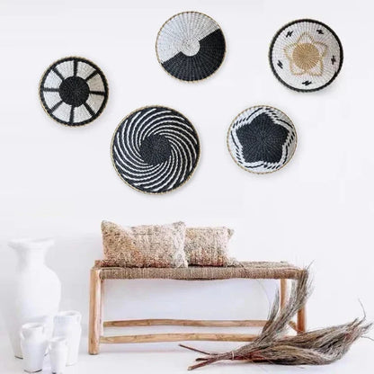 Ahar Handmade Rattan Wall Plates / 06
