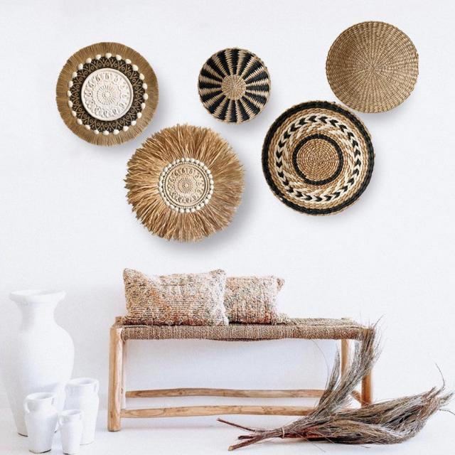 Ahar Handmade Rattan Wall Plates / 07