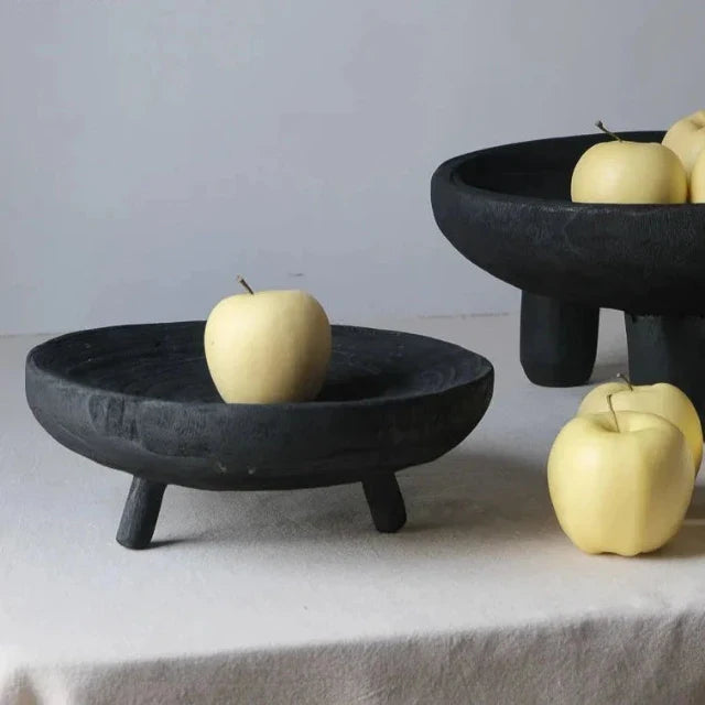 Akira Wooden Deco Bowl / 26cm