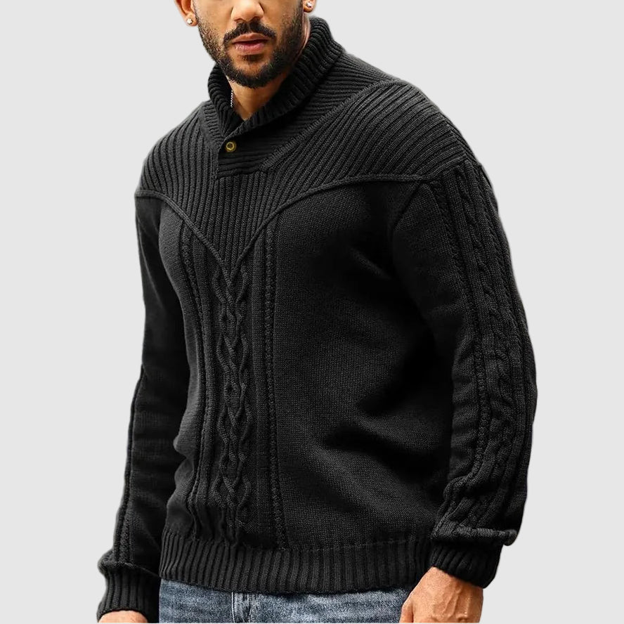 Alessandro | Veneti Pullover sartoriale con collo alto