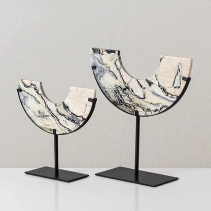 Arched Marble Ornament / Natural