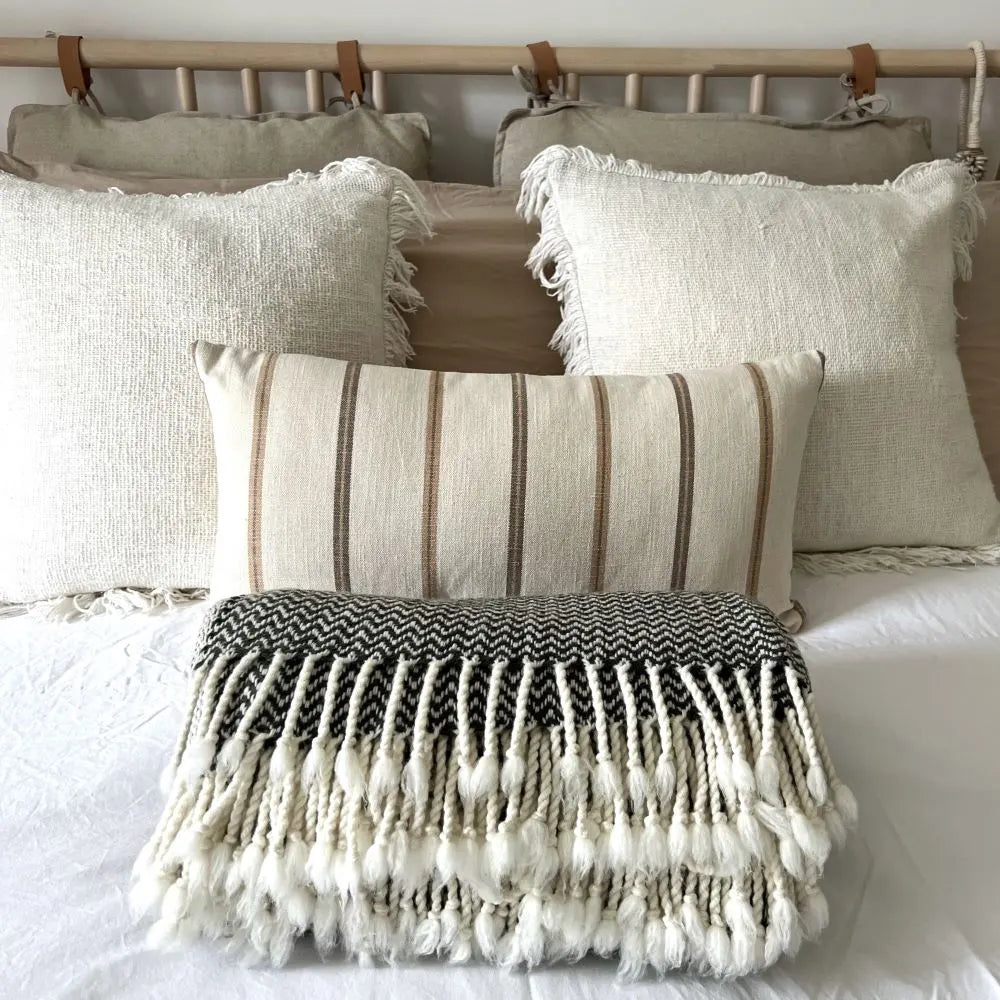 Fine Merino Wool Blanket / Army Green