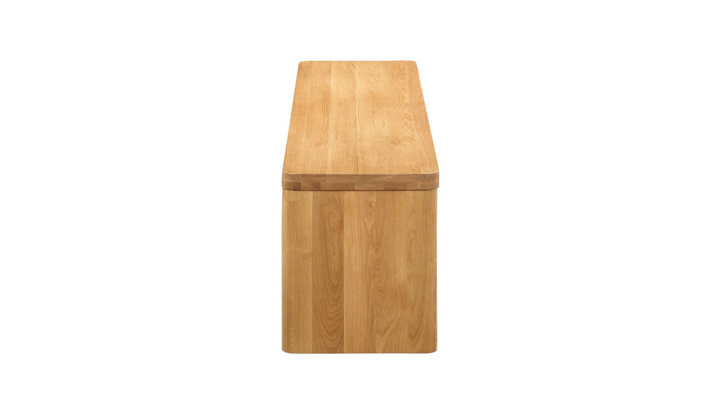 Form Bench, Seats 3, Oak