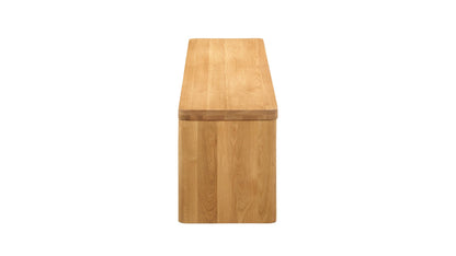 Form Bench, Seats 3, Oak