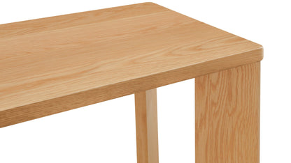 Frame Bench, Seats 2, Oak