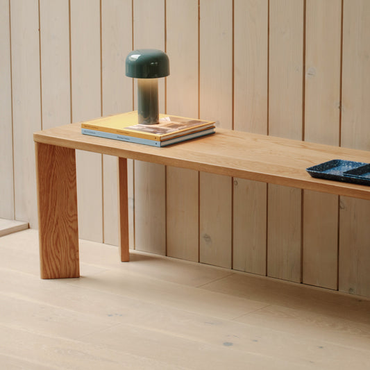 Frame Bench, Seats 2, Oak