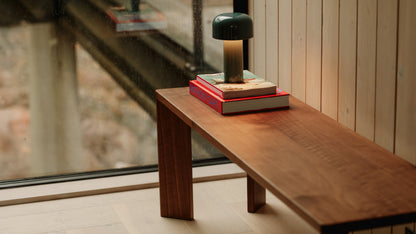 Frame Bench, Seats 2, American Walnut
