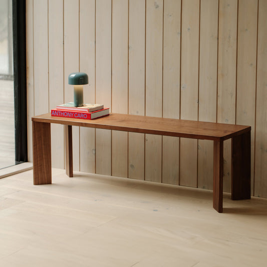 Frame Bench, Seats 2, American Walnut