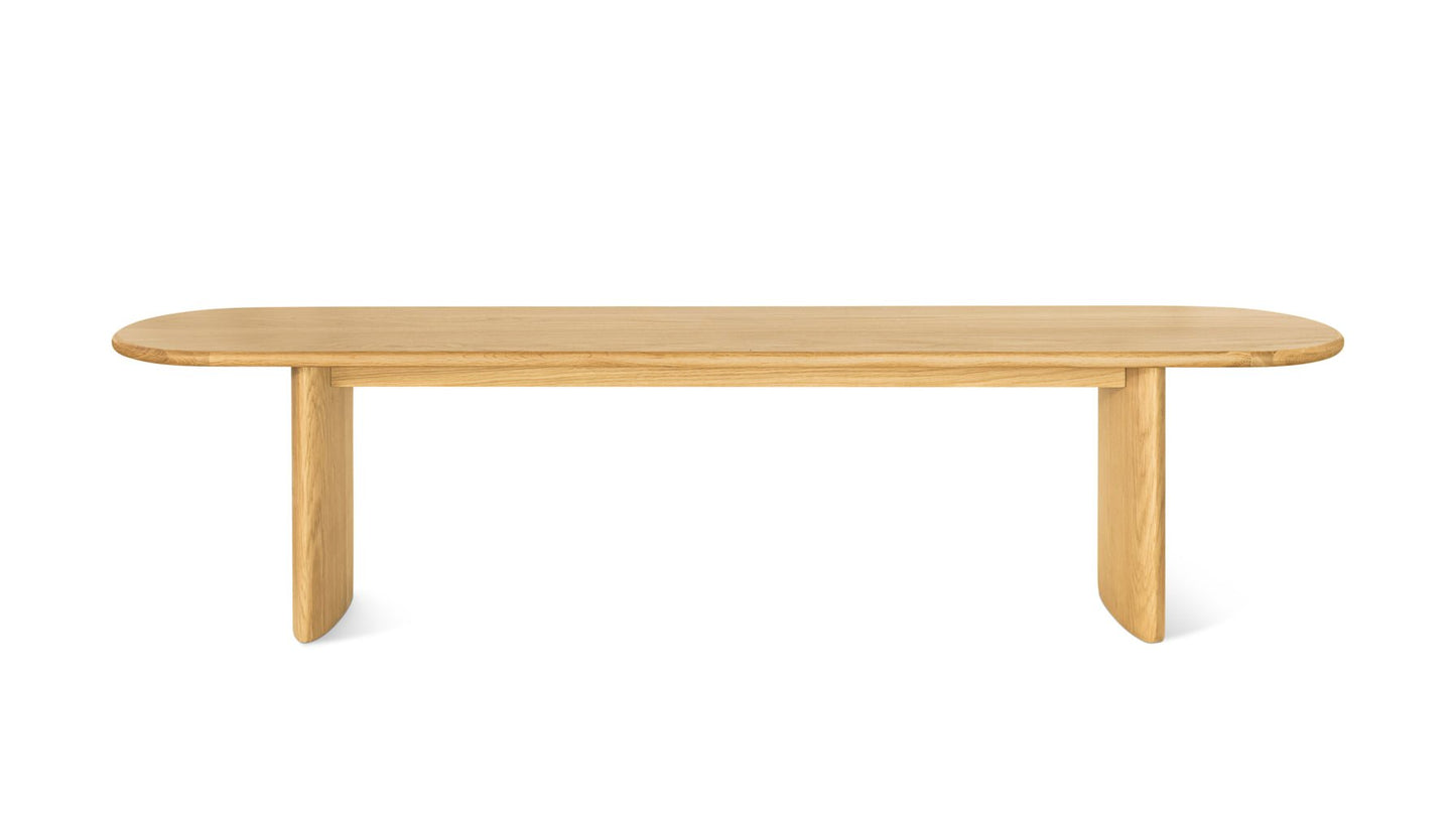 Union Bench, Seats 3, White Oak