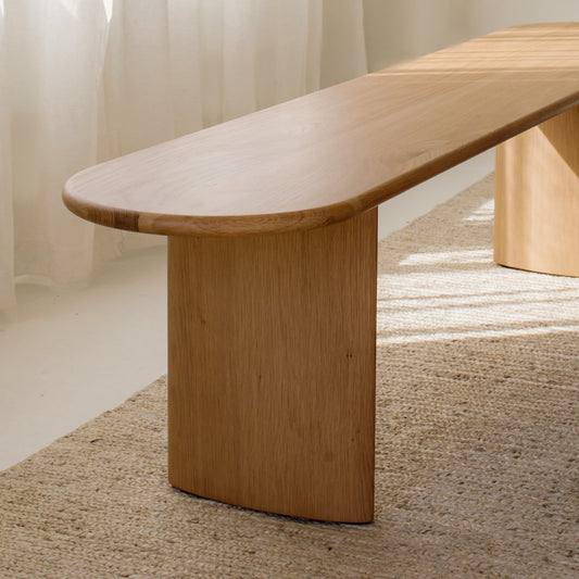 Union Bench, Seats 3, White Oak