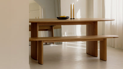 Union Bench, Seats 2, White Oak