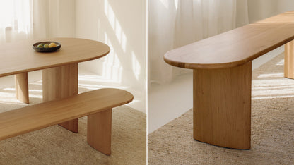Union Bench, Seats 2, White Oak