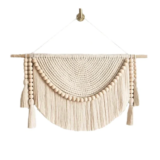 Handmade Beaded Macrame Wall Hanging / 60cm