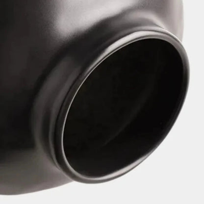 Sculptural Ceramic Vases / Black