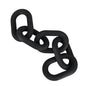 Handmade Wooden Chain Link Ornament / Black 55cm
