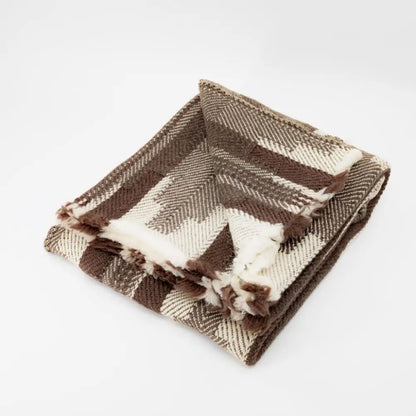 Shevitza Virgin Wool Blanket / Brown