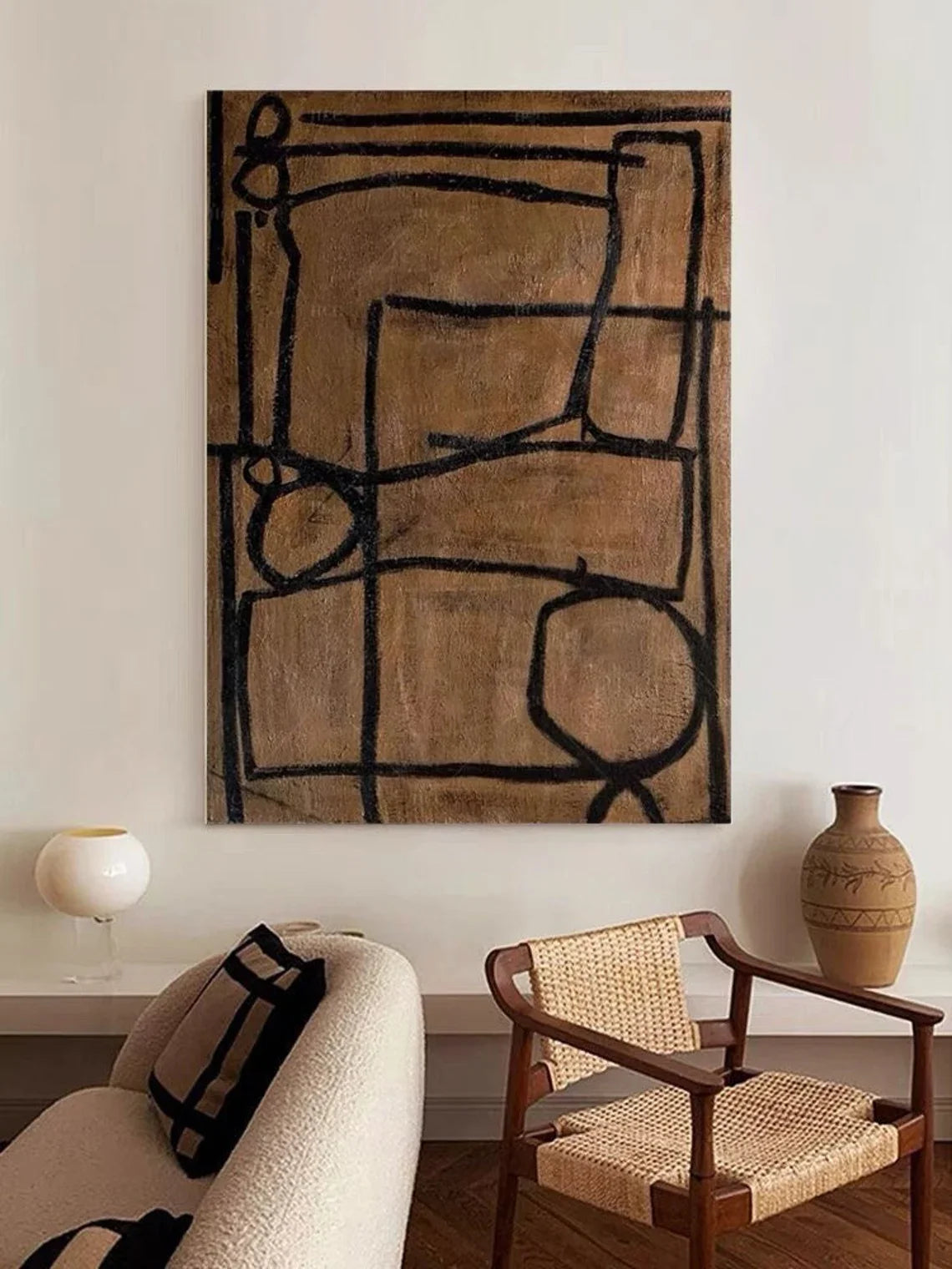 Wabi Sabi Abstract Painting