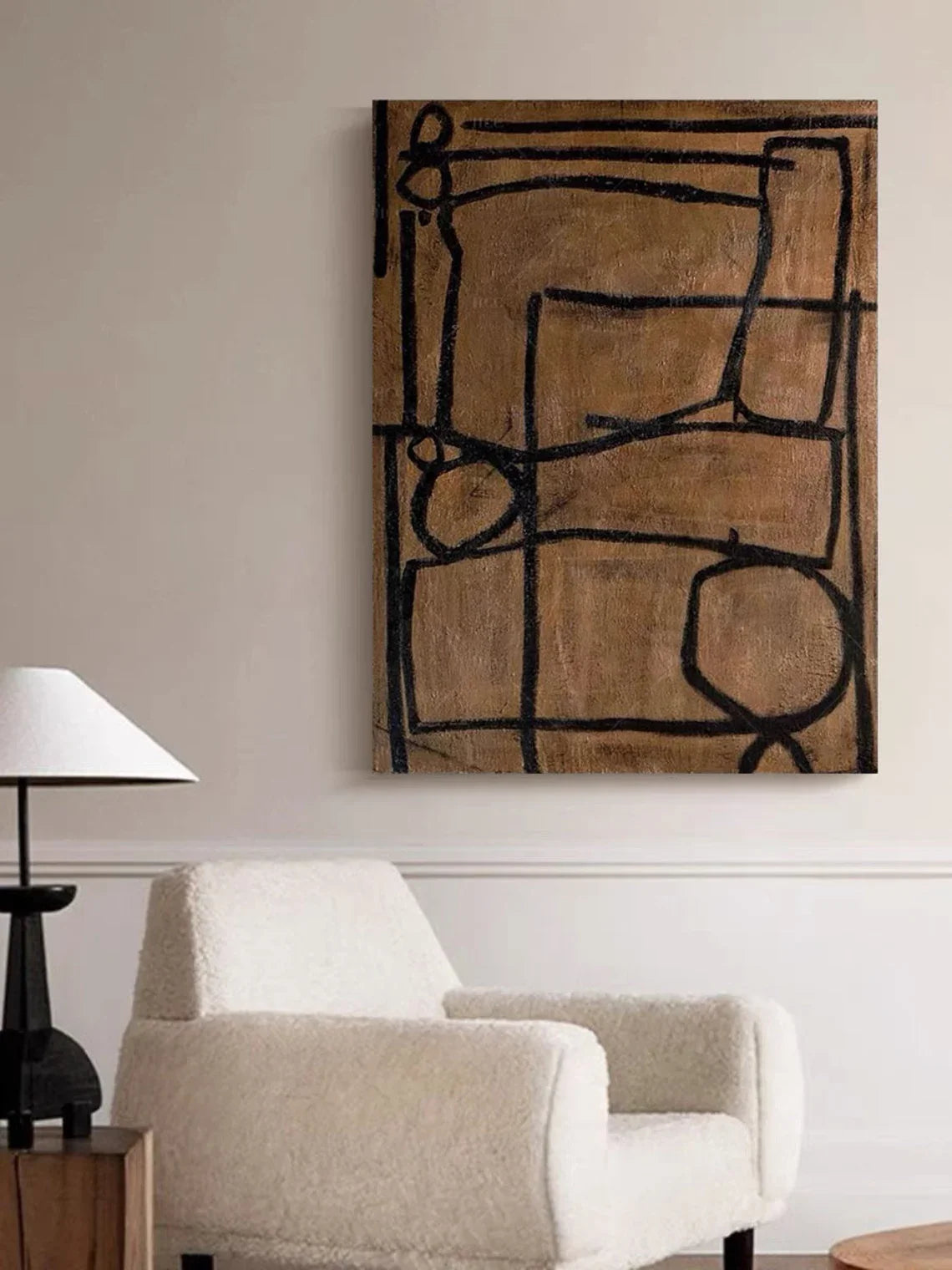 Wabi Sabi Abstract Painting