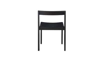 Plane Dining Chair (Set of Two), Black Oak
